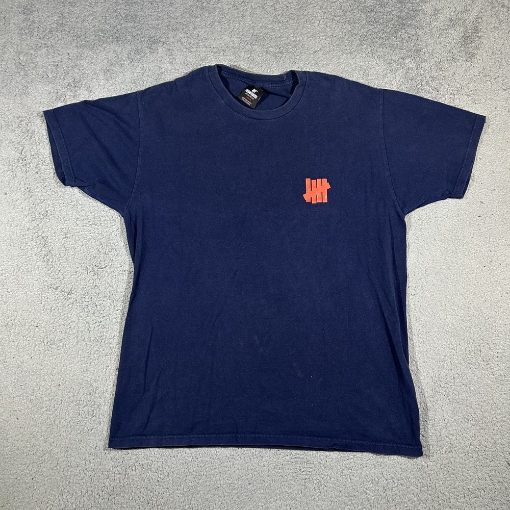 Undefeated Navy Blue Men's T-Shirt Size Large #3228